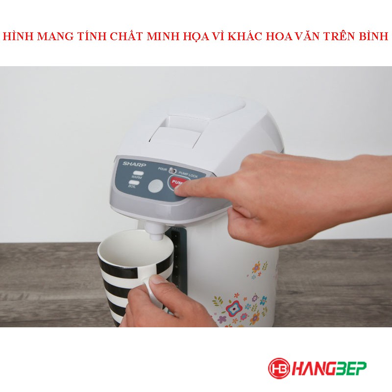 [Mã 159ELSALE hoàn 7% đơn 300K] Bình thủy điện Sharp KP-Y40PV 4 lít [CHÍNH HÃNG PHÂN PHỐ]