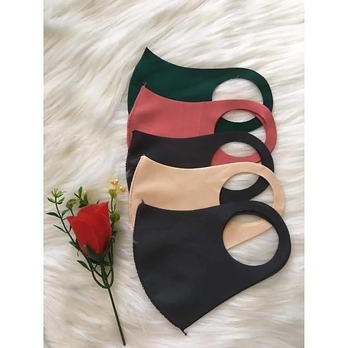 Khẩu trang su poly trơn đủ màu cực hot, chống bụi, hàng Việt Nam chất lượng cao, có thể giặt và tái sử dụng nhiều lần | BigBuy360 - bigbuy360.vn