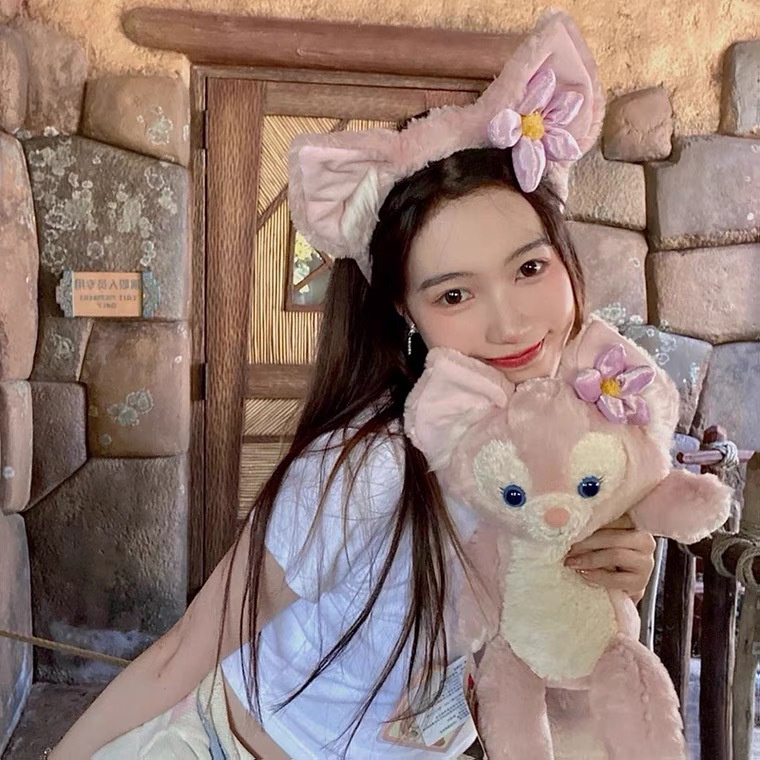 Bờm Hoa, Băng Đô Rửa Mặt Tai Mèo Hàn Quốc cute PT14