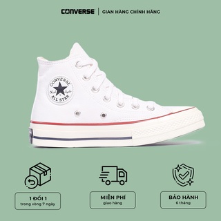 Giày Conversee [𝐂𝐇𝐈́𝐍𝐇 𝐇𝐀̃𝐍𝐆] Chuck Taylor All Star 1970s White High