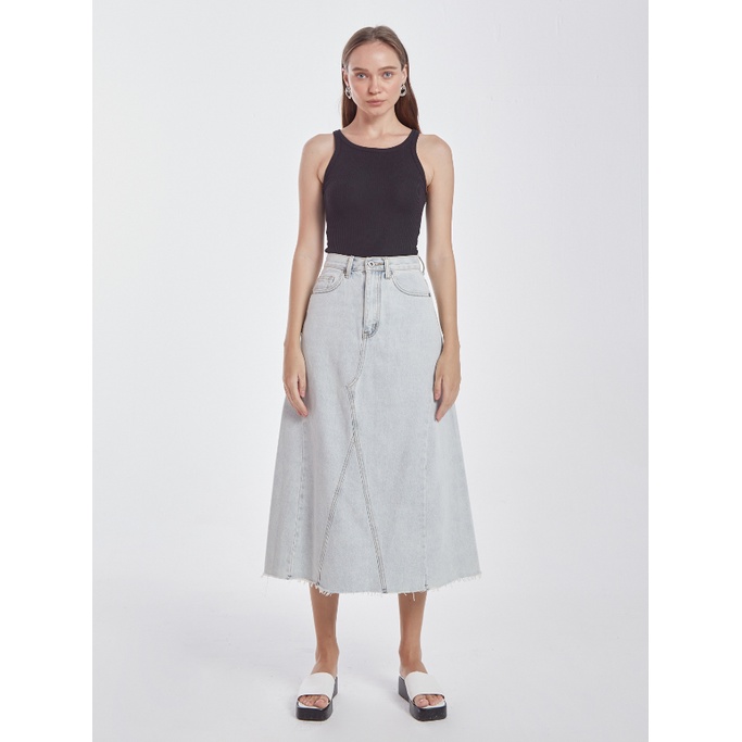 COCO SIN - Tanktop Thun Gân Đen