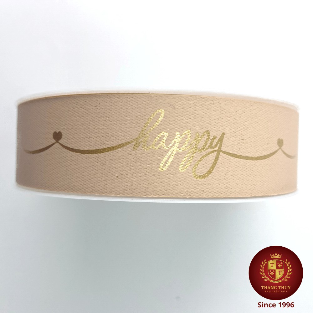 Ruy băng nơ Thái chữ Happy