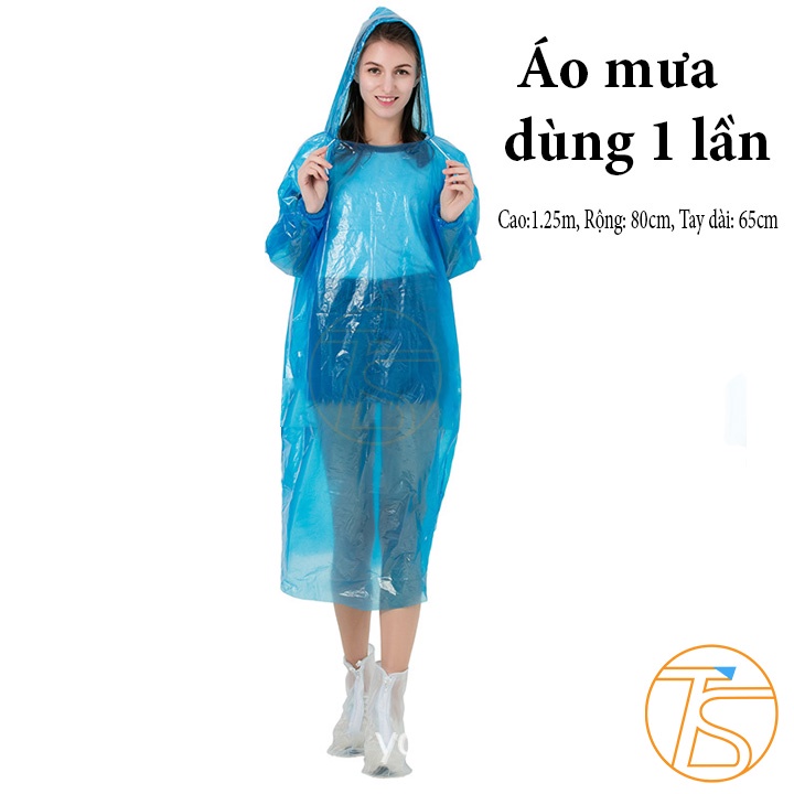 Áo Mưa Dùng Một Lần Có Tay Chun Và Nón Tiện Lợi Mang Theo Trong Những Ngày Mưa