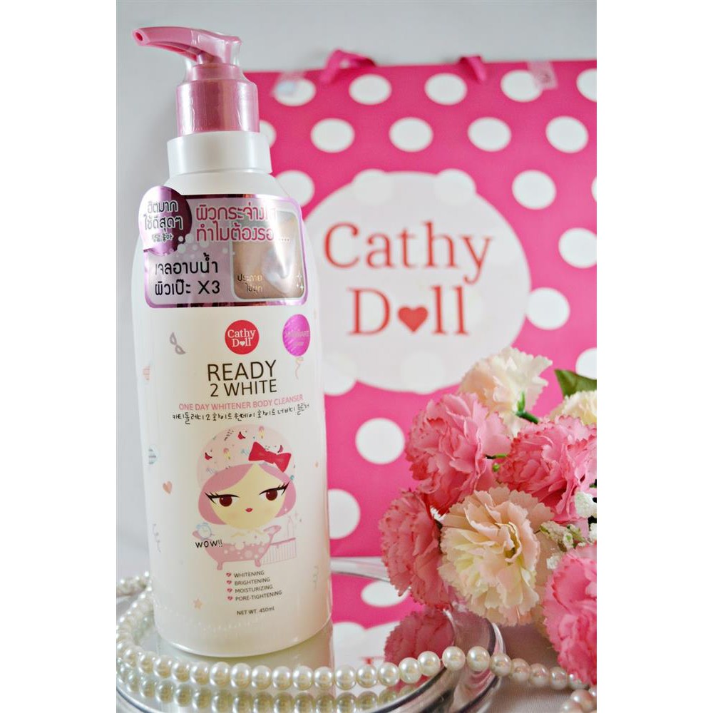 SỮA TẮM CATHY DOLL READY 2 WHITE ONE DAY WHITENER BODY CLEANSER