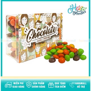 [Hàng Chính Hãng] Kẹo Socola Choco Rock Hình Viên Bi Hộp
