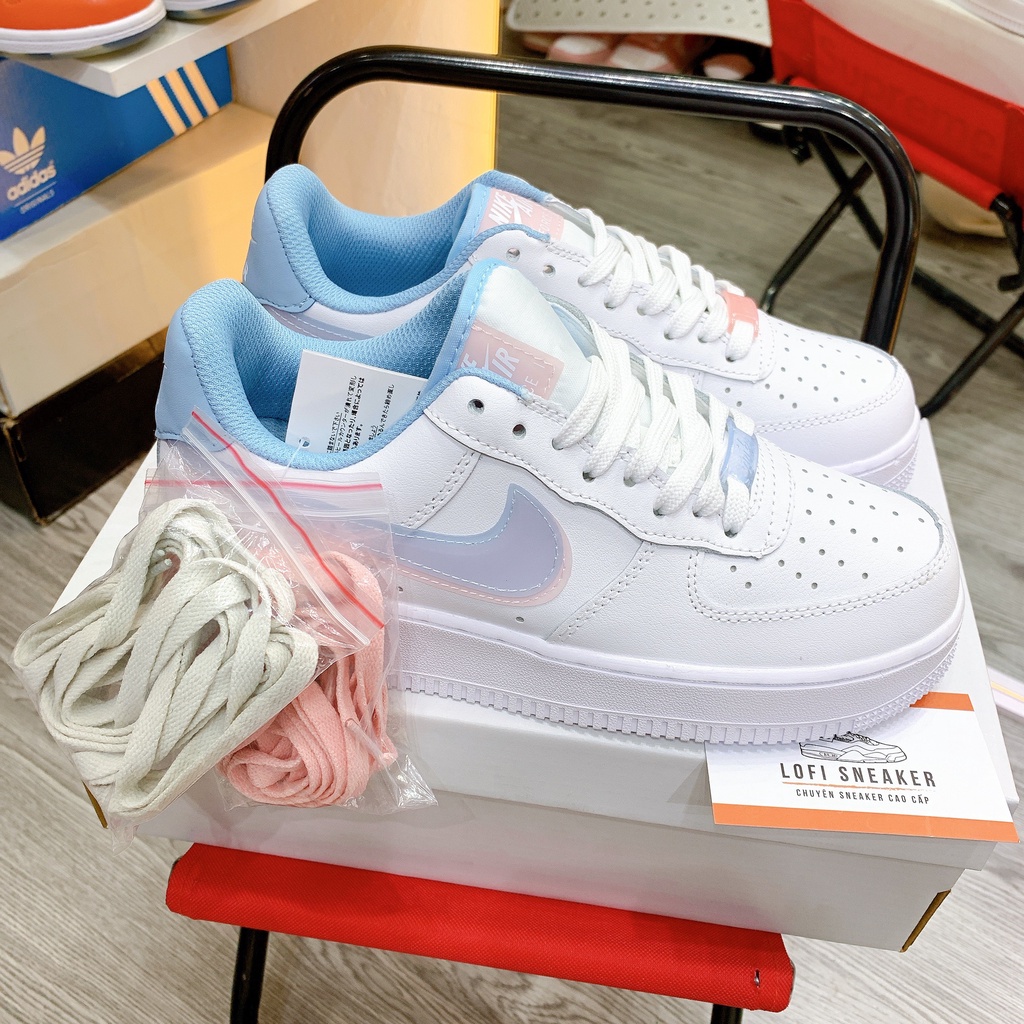 [ẢNH THẬT - FULL BOX] Giày thể thao af1,sneaker af1 lv8 xanh bản trung hàng 1/1 cao cấp full phụ kiện 2 dây đi kèm