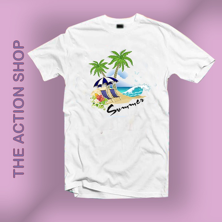 Áo thun team building đi biển áo thun đồng phục đi biển,thun cotton 4 chiều mềm mịn có 4XL và 5XL ACS85-ACS88 Bin Action