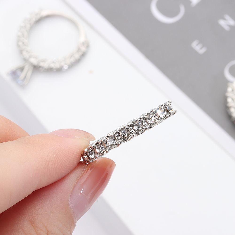 Bộ 2 Nhẫn Cặp Đôi Lấp Lánh Cổ Điển|Phụ Kiện Trang Sức Thời Trang Xinh Xắn Cá Tính