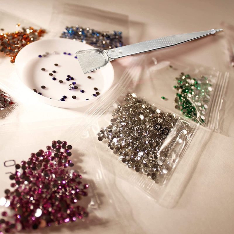 Nhíp Inox Gắp Đá Quý / Trang Sức Kim Cương Dạng Rãnh