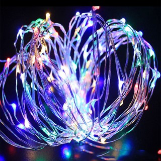 10M copper Wire Battery LED String Light with Remote Controller For Wedding