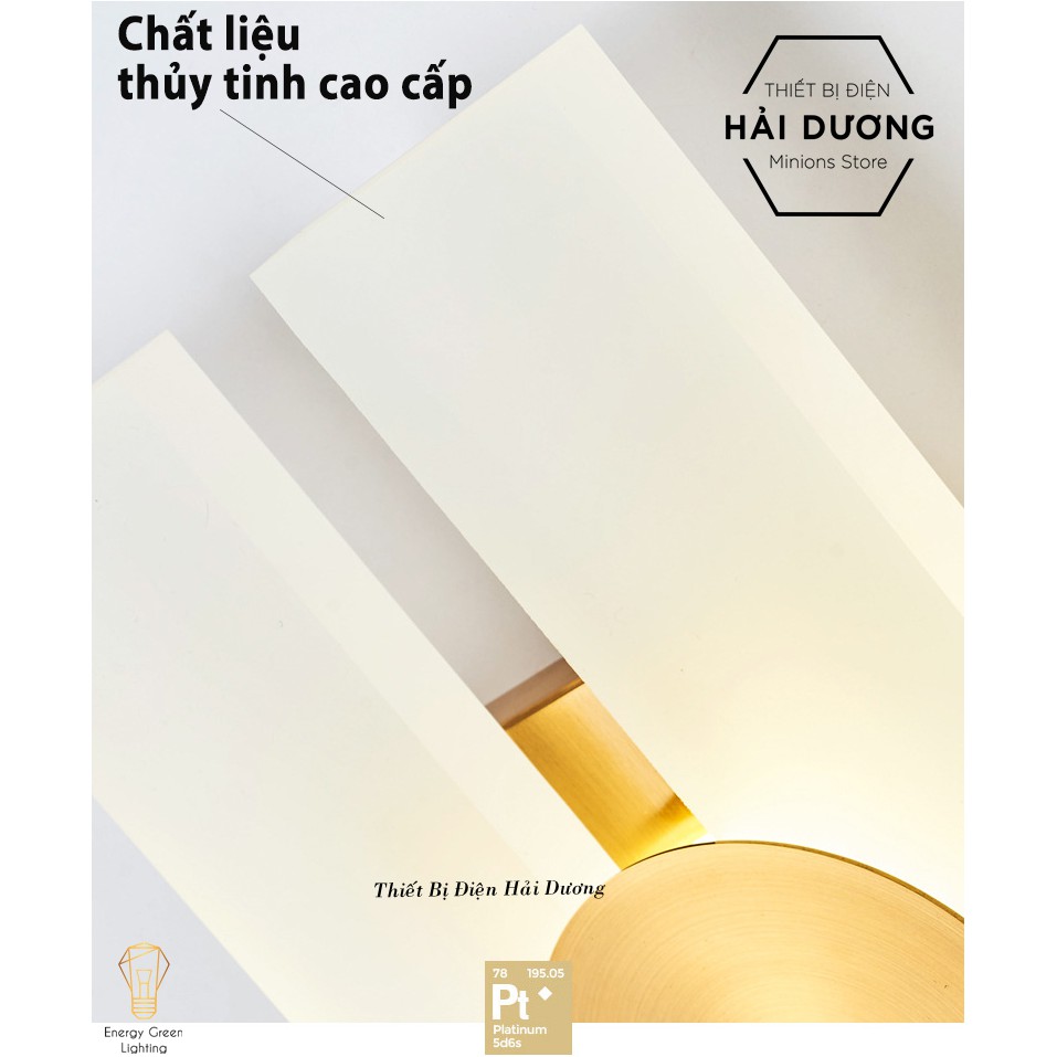 Đèn Tường Đồng Cao Cấp Kiểu Dáng Hiện Đại DT-620  Ánh Sáng Vàng - Led Siêu Sáng - Có Video Thực Tế - Bảo Hành 12 Tháng