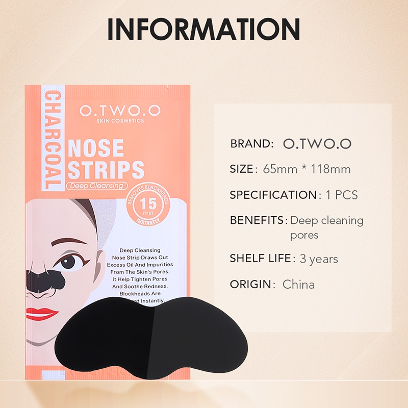 Miếng dán mũi lột mụn đầu đen làm sạch sâu lỗ chân lông