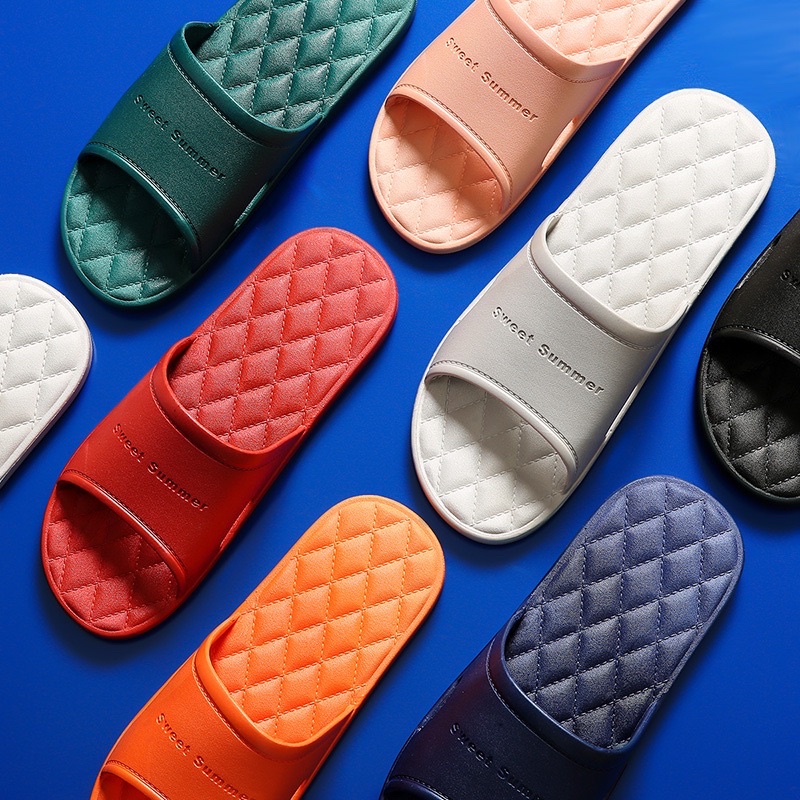 Dép đi trong nhà, đi trong nhà tắm, văn phòng Sweet Summer nguyên khối đế êm chống trơn trượt