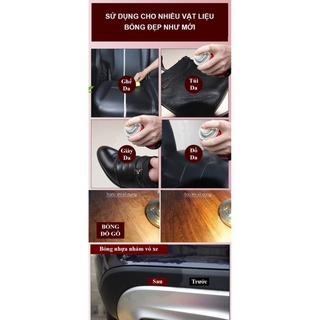 F1 [SIÊU ĐẸP MỚI] Chai xẹp Dưỡng Nhựa Nhám Ô Tô, Xe Máy–hồi phục, Ghế Da, Nội Thất Xe hơi- DASHBOARD WAXING - MILOZA 51