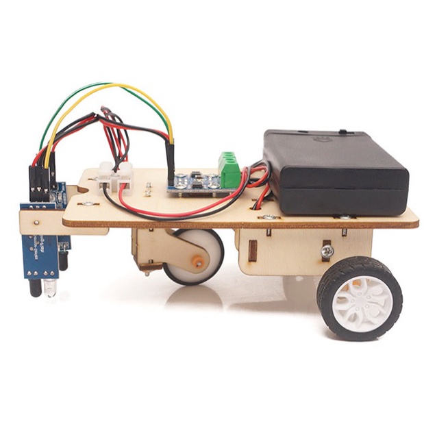 Xe dò line - đồ chơi STEM - đồ chơi mô hình - đồ chơi lắp ráp