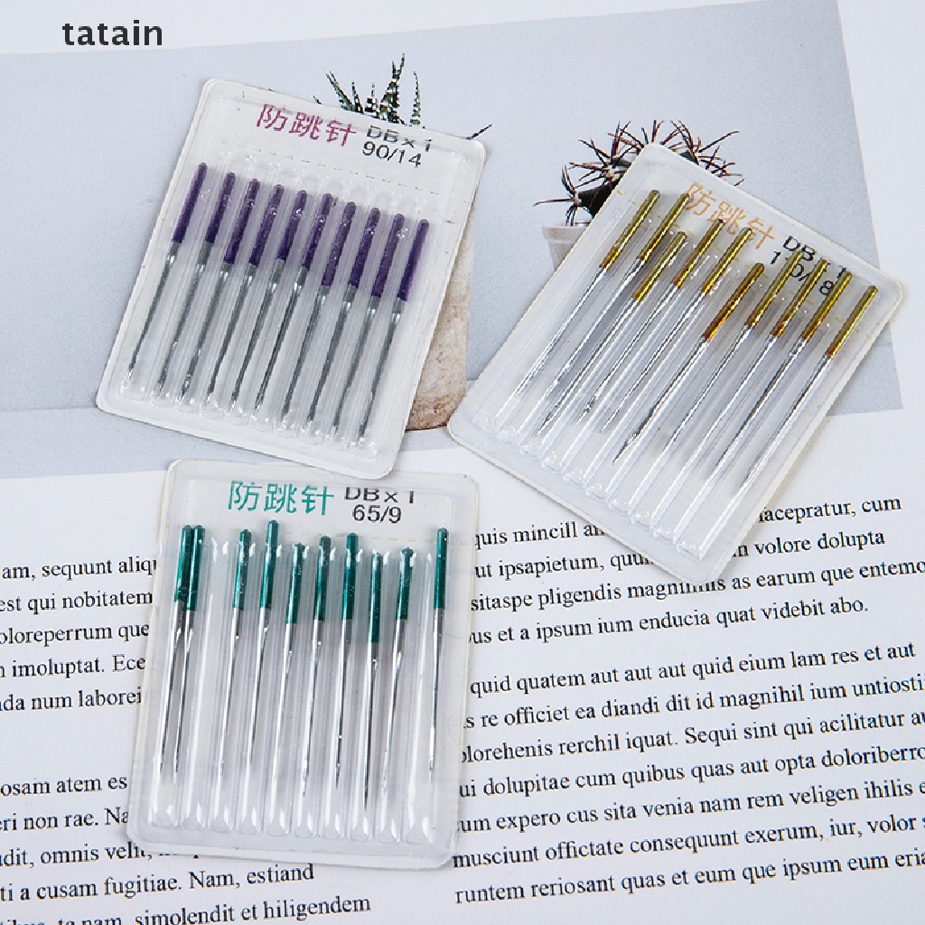 [TAT] 10PCS Sewing Stretch Cloth Machine Anti-jump Needle Elastic Cloth Sewing Needle CVX