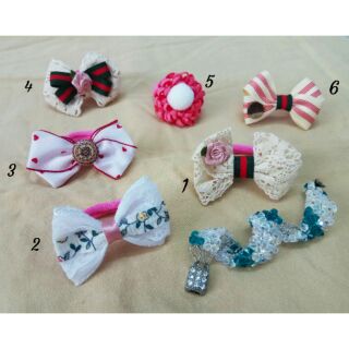 (Hình thật) Set 2 Dây cột tóc handmade cho bé