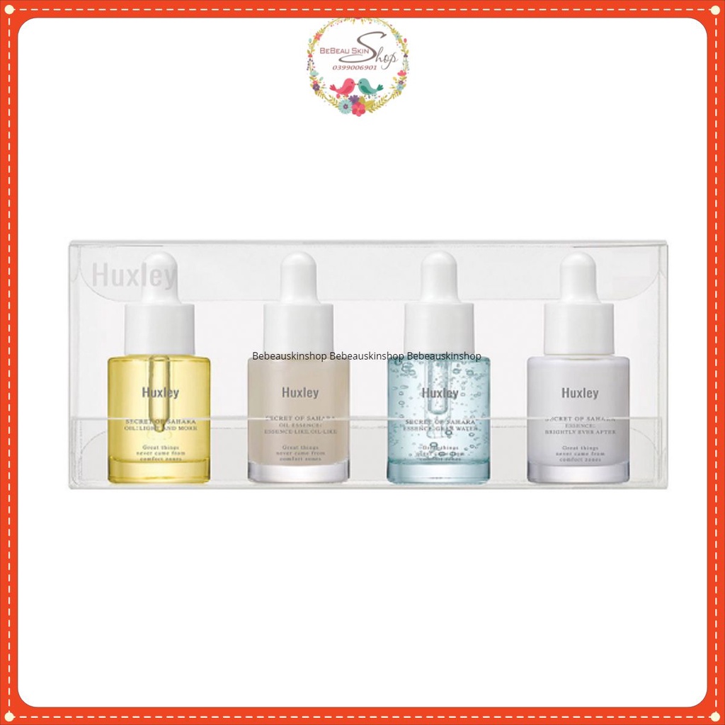 HUXLEY - Set Serum tái tạo dưỡng trắng chống lão hóa cao cấp chiết xuất từ xương rồng HUXLEY