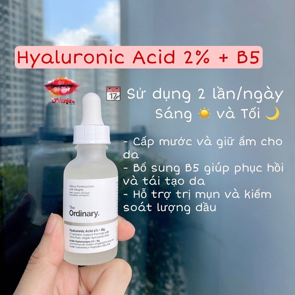 Tinh Chất Serum The Ordinary Hyaluronic Acid 2% + B5