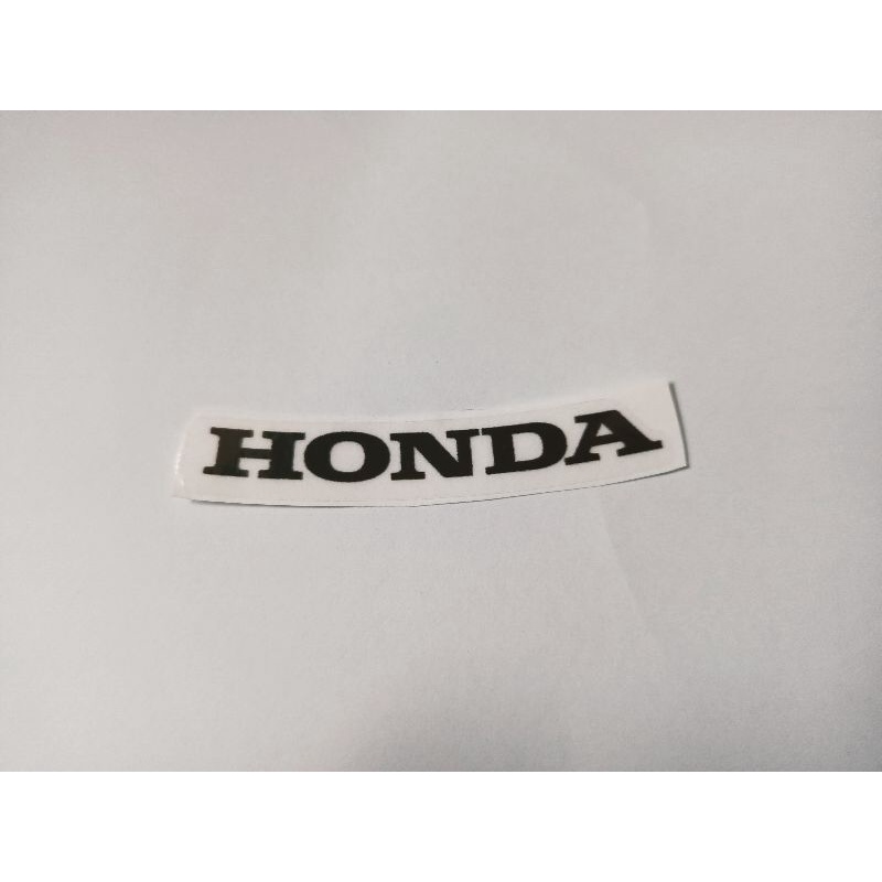 Tem trang trí mặt nạ xe Honda màu đen nền trong