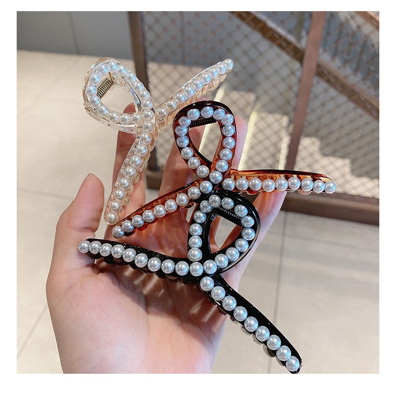 [Rẻ Vô Địch] Kẹp Tóc,  Kẹp Càng Cua Đính Hạt Phong Cách Hàn Quốc Cho Nữ, Bé Gái