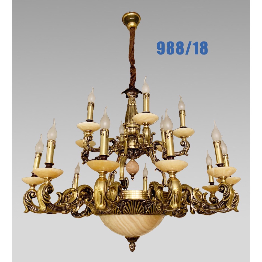 Đèn chùm đồng cao cấp HAPOVA PHELIM 988