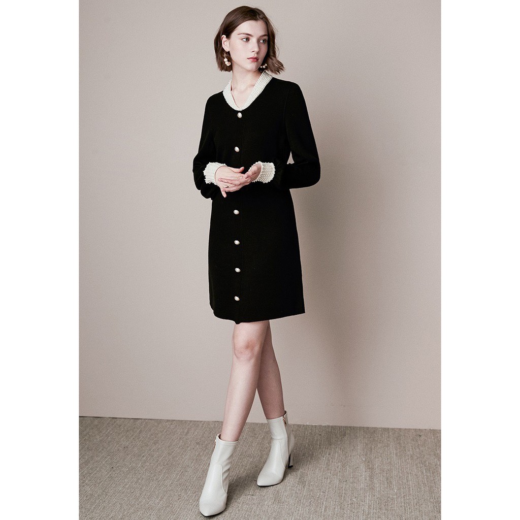 Váy len đính ngọc