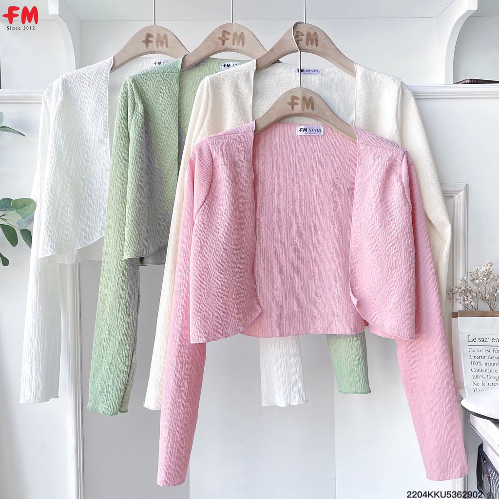 Áo khoác  nữ FM Style áo khoác croptop  xinh xắn nhẹ nhàng 204290004
