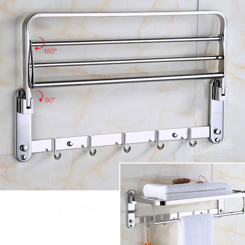 Kệ khăn nhà tắm inox 304 cao cấp