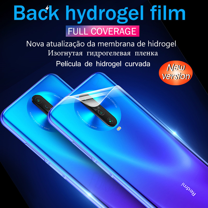 Kính Cường Lực Miếng Dán Lưng PPF Cho Xiaomi Mi 10T 11 11T 9T Lite Redmi K20 K30 Note 9 10 10s 9s 8 7 9A 8A 7A Poco F2 X3 GT F3 M3 Pro Max