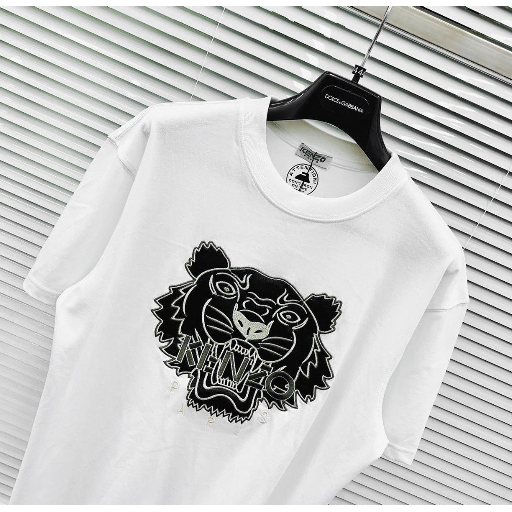 Áo Phông KEENZOz ngắn tay 2022 cổ tròn hình hổ phong cách trẻ trung năng động thoải mái du lịch dã ngoại hè Mã MT1987