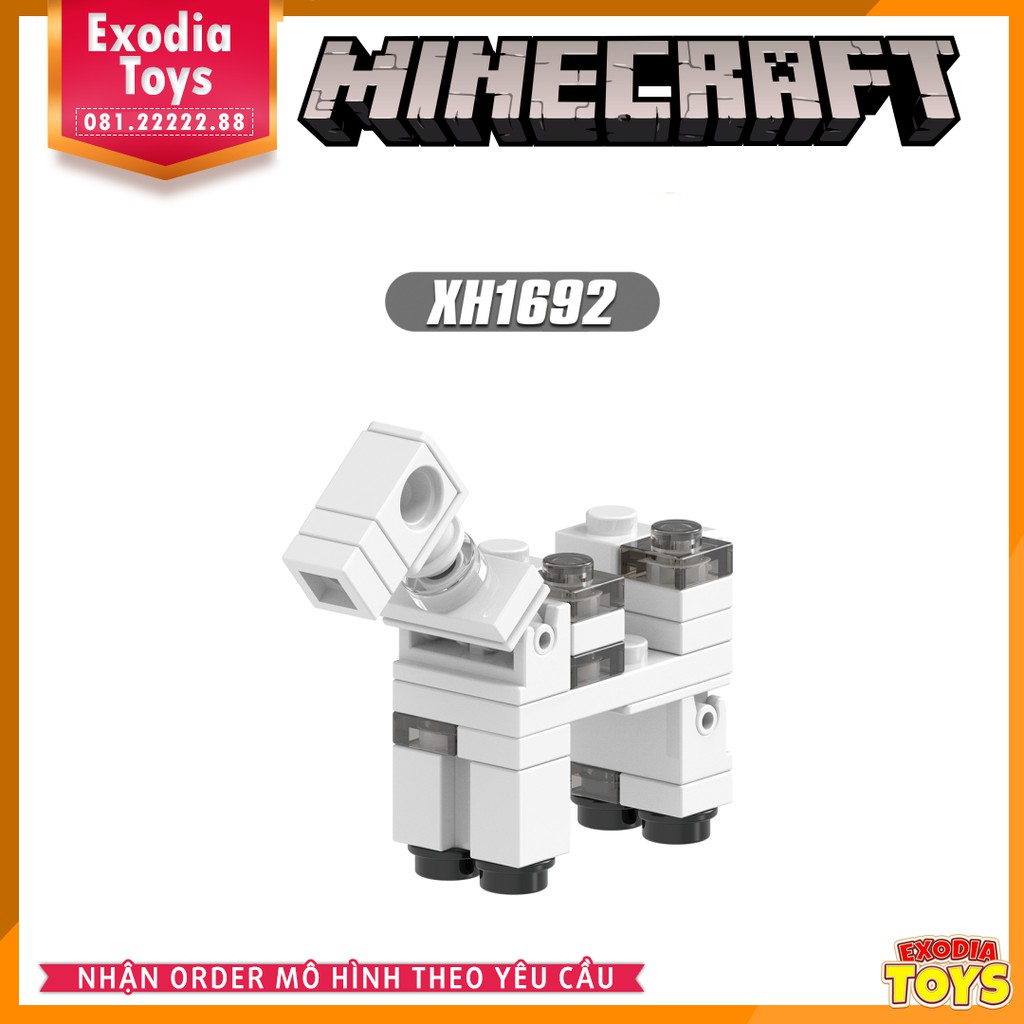 Xếp hình Minifigure nhân vật trò chơi Minecraft - Đồ Chơi Lắp Ghép Sáng Tạo - XINH X0311