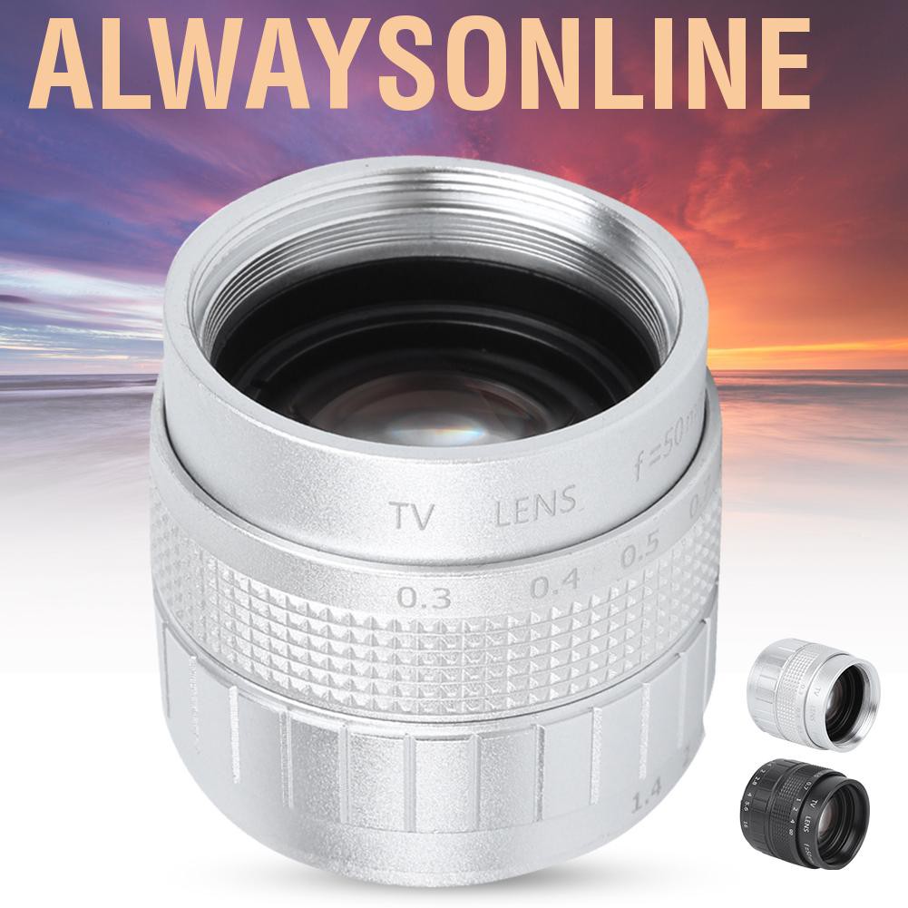 Ống Kính Thủy Tinh 50mm F1.4 C Cho Máy Ảnh Cctv