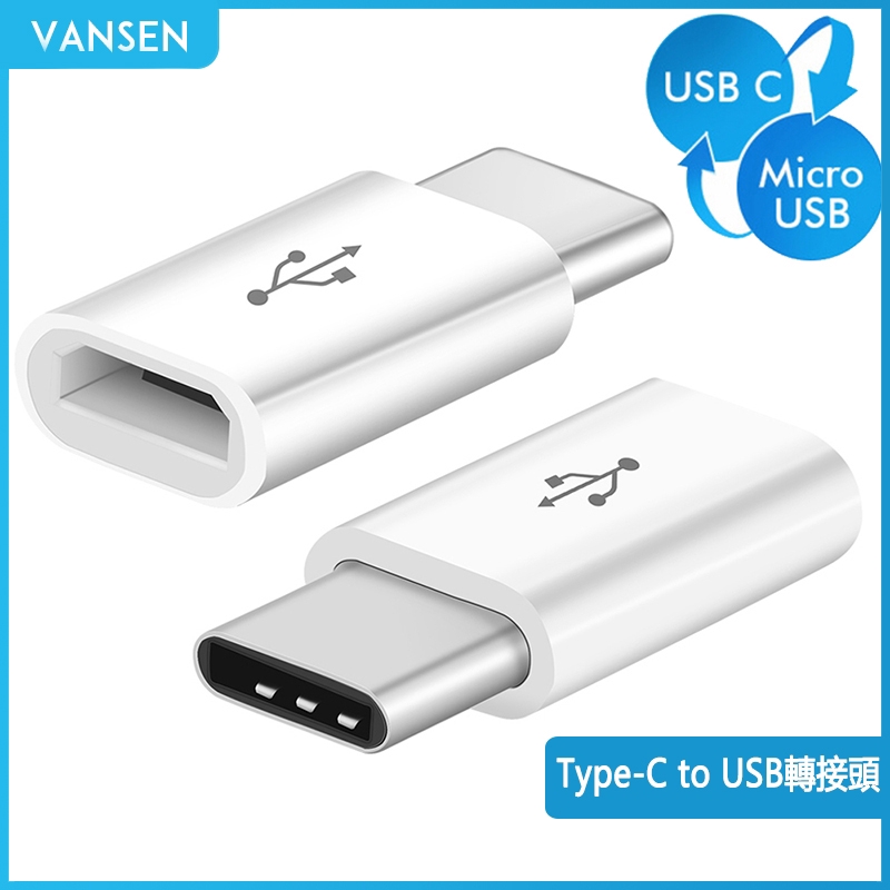 Đầu chuyển đổi dữ liệu sạc VANSEN từ Micro USB sang Type-C