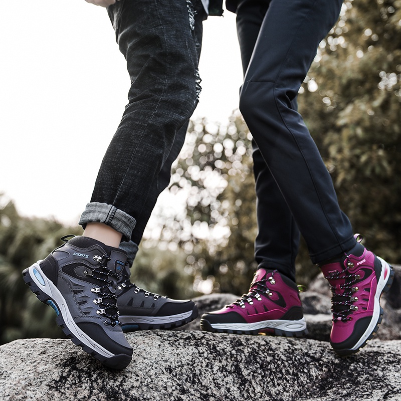Giày thể thao leo núi chống trượt không thấm nước có size 36-47 dành cho nam và nữ