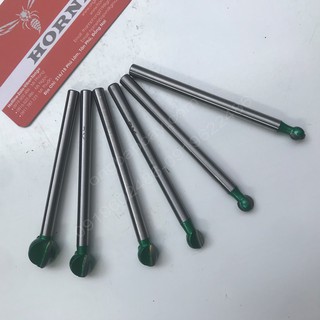 Mũi táo dài cán 6mm,mũi làm gỗ lũa