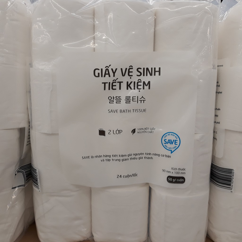 Lốc 24 cuộn giấy vệ sinh Hàn Quốc Lotte Choice L 2 lớp tiết kiệm Gò Vấp giao hỏa tốc