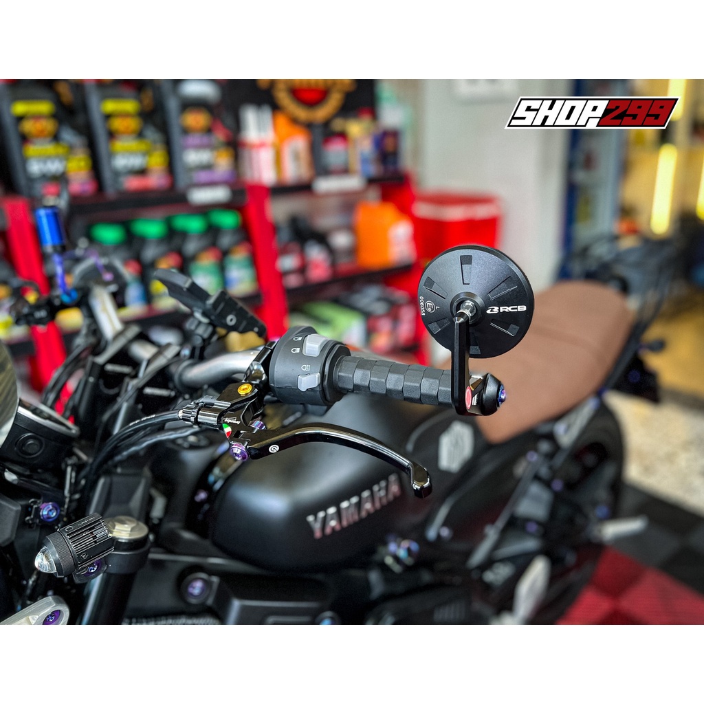 Gương Gù Tròn RCB  Chính Hãng Phù Hợp Nhiều Dòng Xe Như XSR155, CB300R, MT15, Benelli, Xe Tay Ga,..