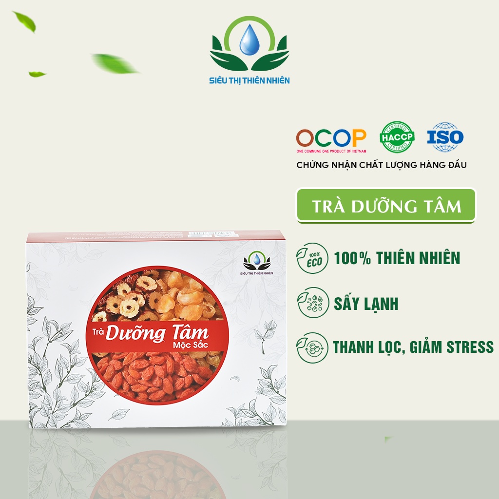 Trà Dưỡng Tâm Siêu Thị Thiên Nhiên, hỗ trợ mất ngủ hiệu quả - Hộp 30 Gói