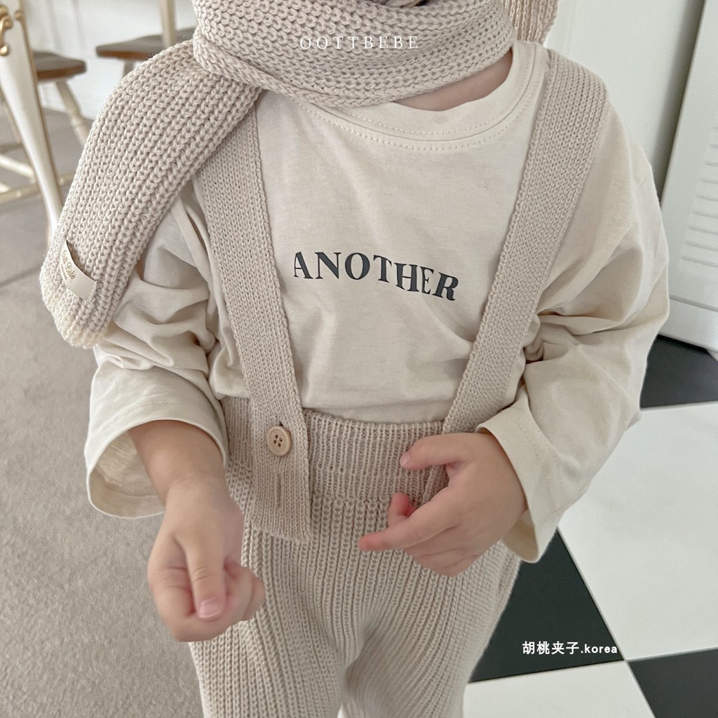 Áo Liền Quần Dệt Kim Màu Trơn Phong Cách Mới Mùa Thu Cho Bé Trai Bé Gái