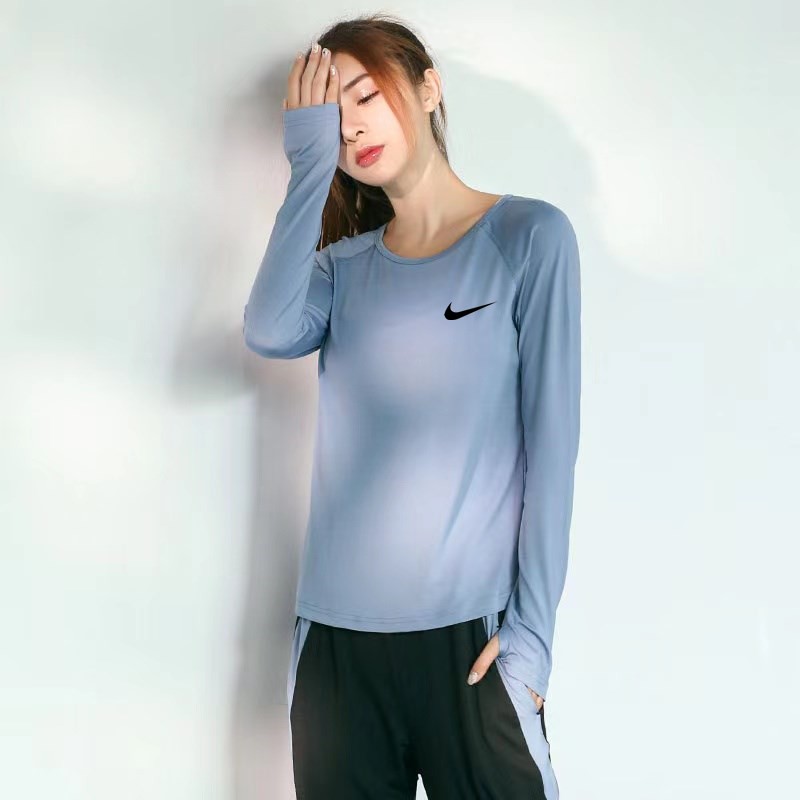 Áo Thể Thao Nike Chất Liệu Nhanh Khô Thời Trang Mùa Thu Cho Nữ