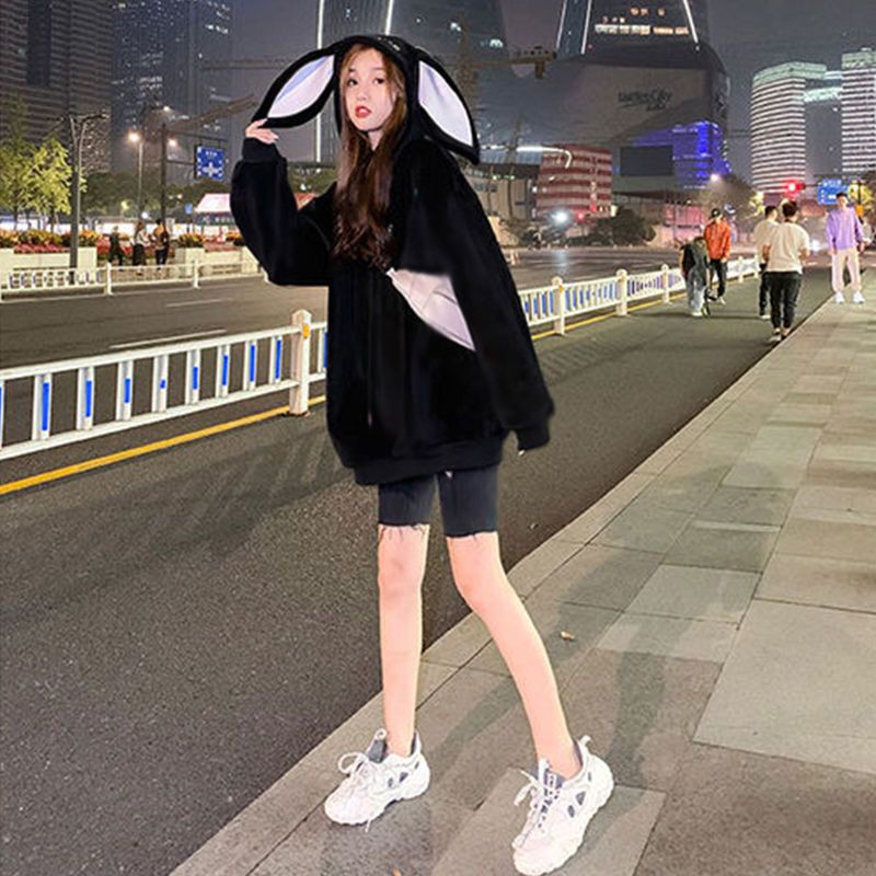 🐰Áo Hoodie Tai Thỏ Đủ Màu🐰 Tai siêu Dài, siêu cute🍀