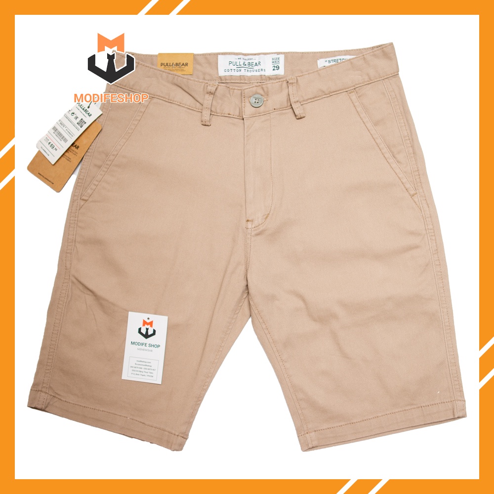 Quần Short chinos Kaki Nam Mềm Mịn, Thoáng mát form Slim fit - Modife Shop