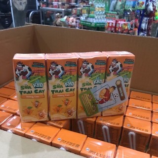 Thùng sữa trái cây lif kun 48hộpx180ml