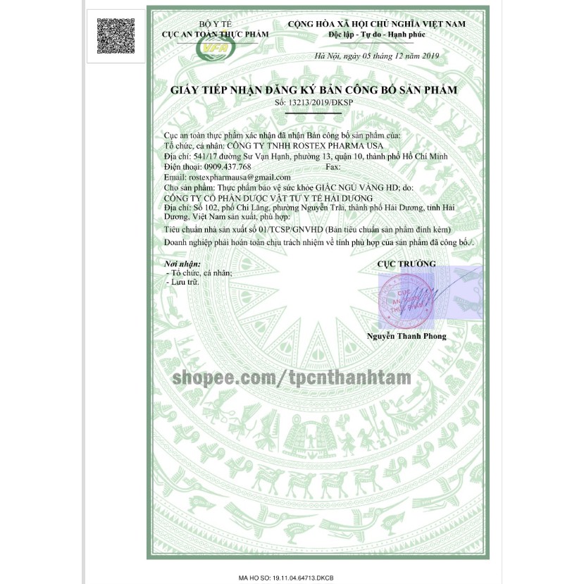 [Mã 66FMCGSALE hoàn 8% xu đơn 500K] Viên uống GIẤC NGỦ VÀNG HD hỗ trợ thần kinh, giúp ngủ ngon – Hộp 30 viên | BigBuy360 - bigbuy360.vn