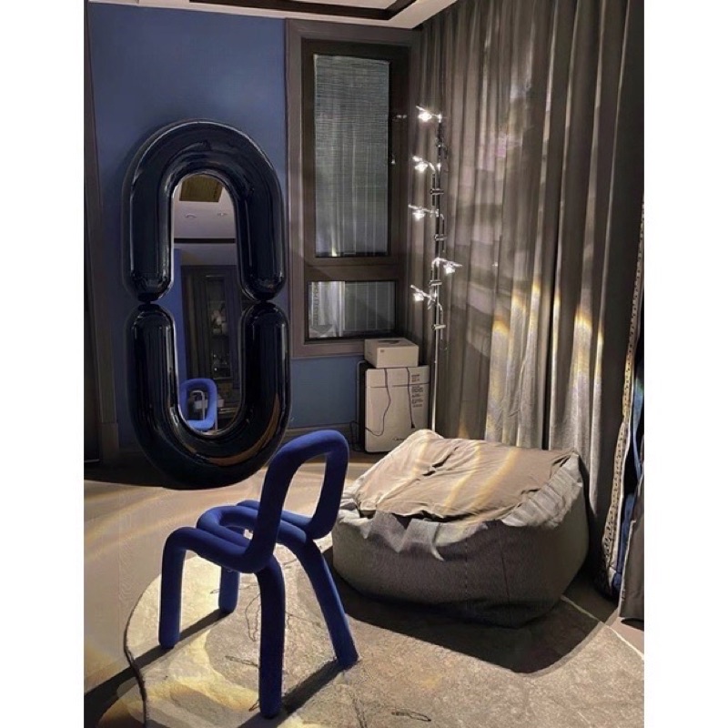 Gương sàn Zodiac mirror decor phòng khách 2 màu độc lạ sang trọng - Bắc Âu