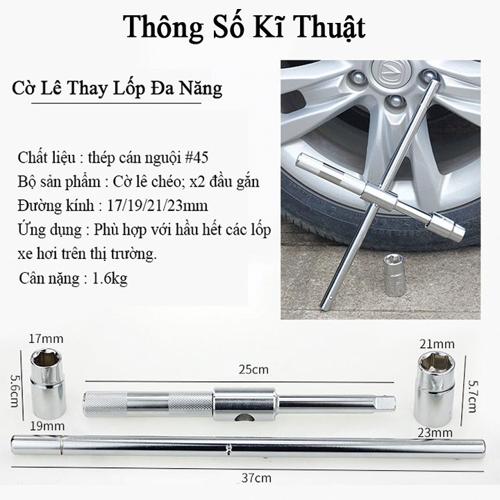 Cờ Lê Lắp Chéo, Chữ T Dùng Tháo Lốp Ô Tô, Xe Hơi