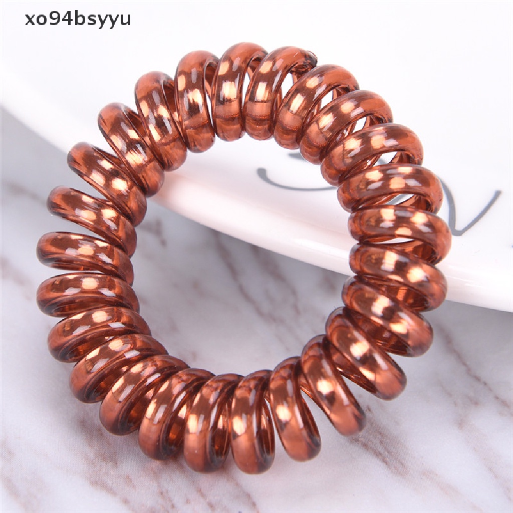 1 / 5 Dây Buộc Tóc Dạng Xoắn Ốc Xo94Bsyu .