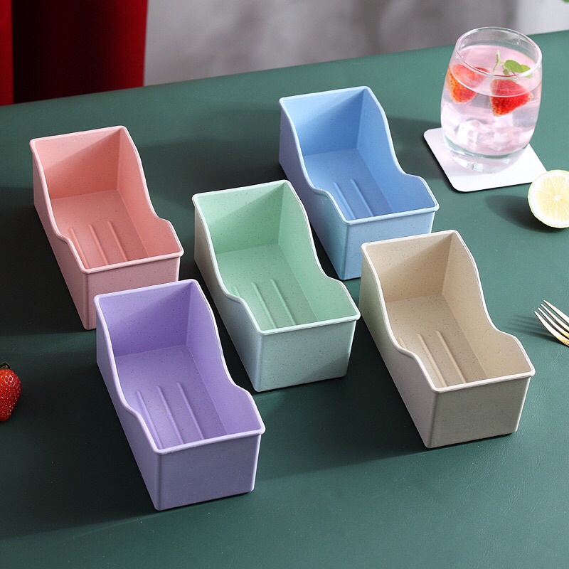 KHAY ĐĨA LÚA MẠCH NHỎ GỌN MÀU PASTEL