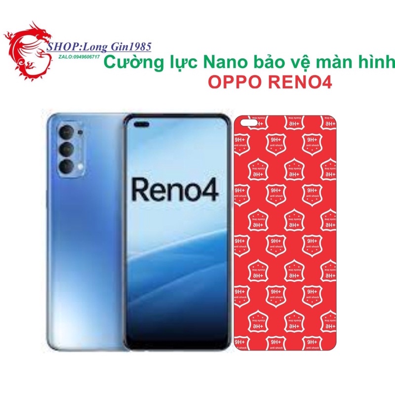Oppo Reno4 Cường lực Nano chống va đập chống trầy xước tốt